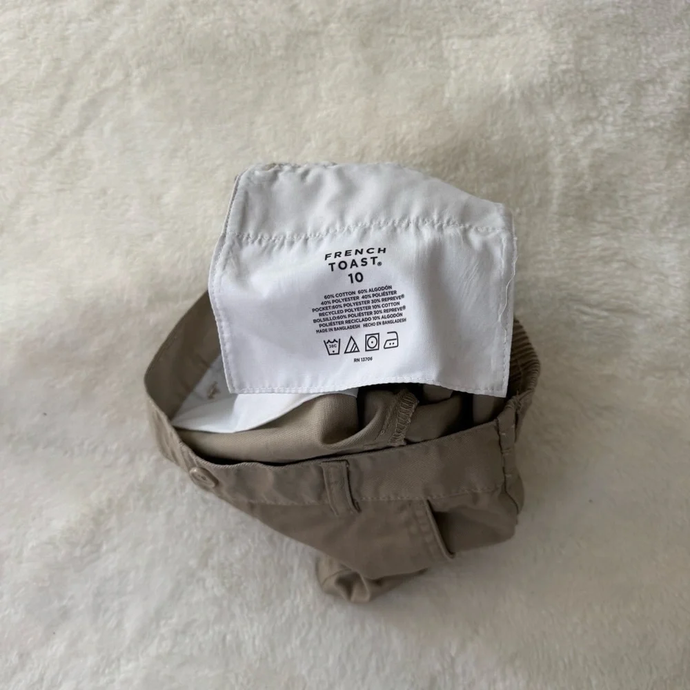 Boys French Toast Khaki  Shorts Size 10